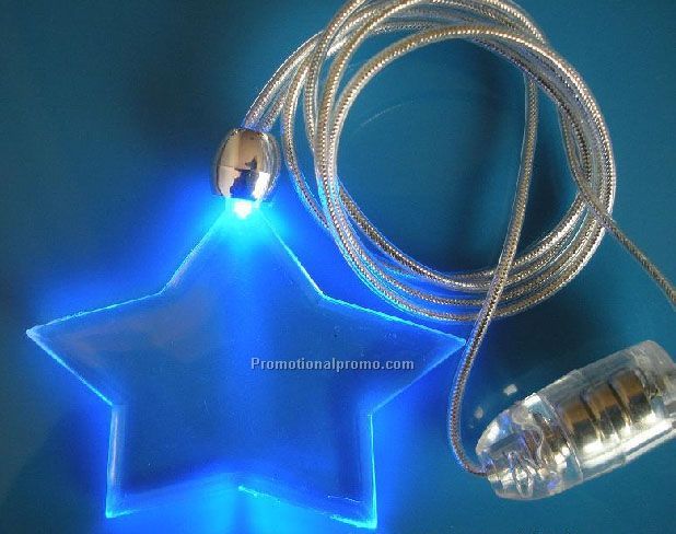 Five star led necklace