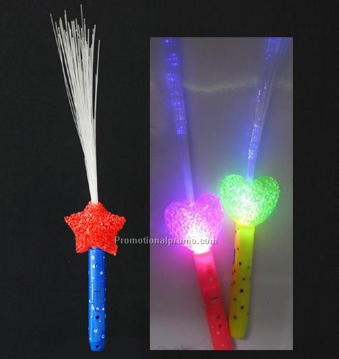LED Flashing optical fibe sticks, LED Glowing sticks