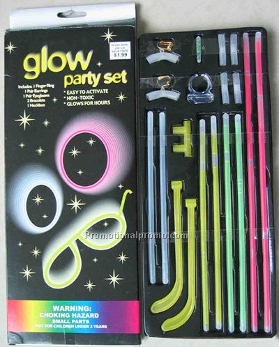 Glow party set