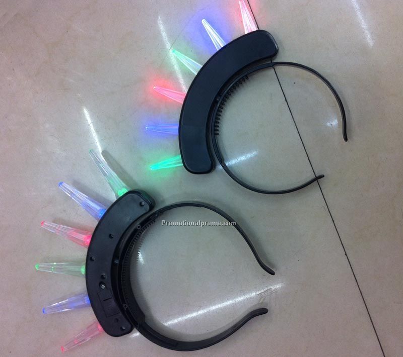 6 Led space tunnel plastic star necklace, LED star space tunnel necklace