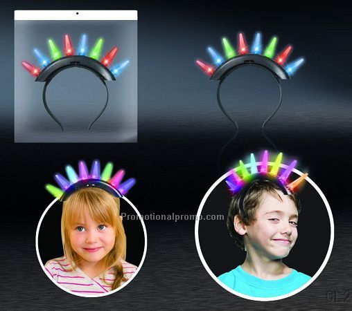 8 Led space tunnel plastic star necklace, LED star space tunnel necklace
