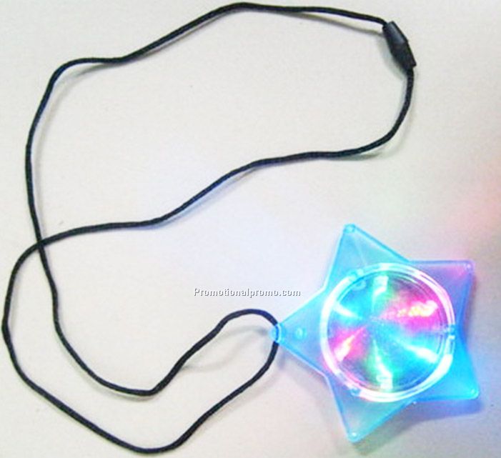 6 LED 7 PATTERNS STAR SPACE TUNNEL NECKLACE