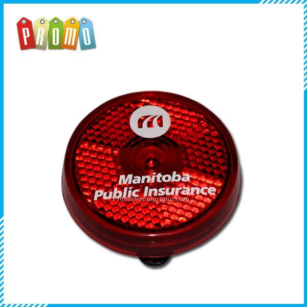 Round Shaped Flashing Safety Reflector Light
