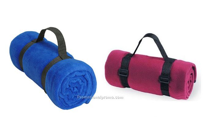 Roll-up Whipstitched Fleece Blanket