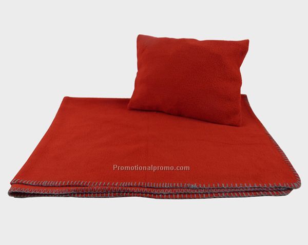 Polar Fleece Pillow And Blanket