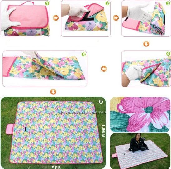 Waterproof 100% polyester picnic blanket