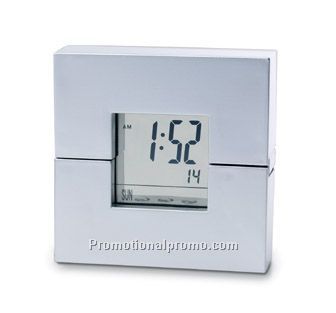 Foldable desk clock/calendar