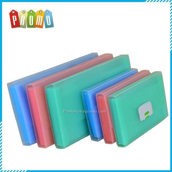 Promotional Stationery A5, A6 12 pocket Transparent Expanding file