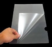 L-Shaped A4 Plastic File Folder