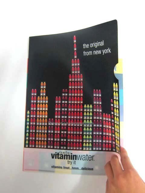 A4 L shape plastic folder