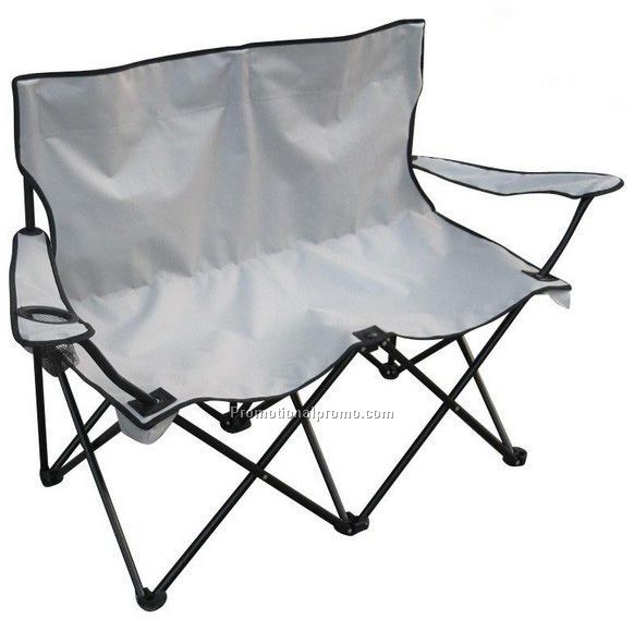 Double people folding chair