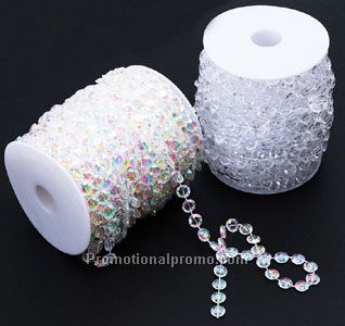 Clear 10mm Beads Curtain Garland Acrylic Garlands Wedding Decoration