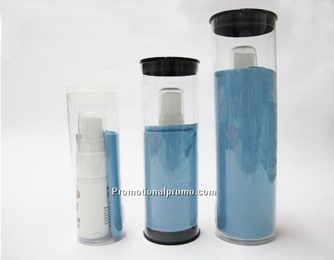 Clear PVC tube one cap with sealed bottom