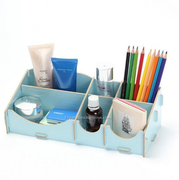 Storage box, wood desk storage box, detachable storage box