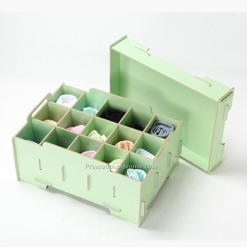 Storage box, wood desk storage box, detachable storage box