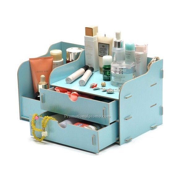 Storage box, wood desk storage box, detachable storage box