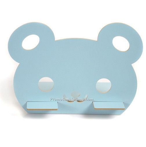 Mobile phone bracket, wood bear case for iphone ipad