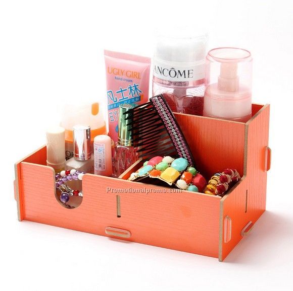 Storage box, wood desk storage box, detachable storage box