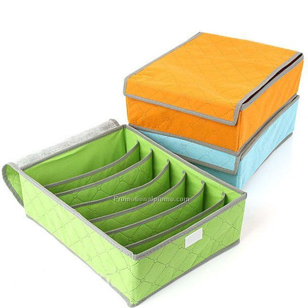 Foldable fabric storage box