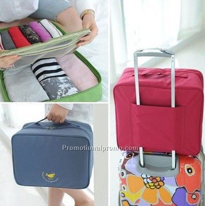 Foldable fabric storage bag