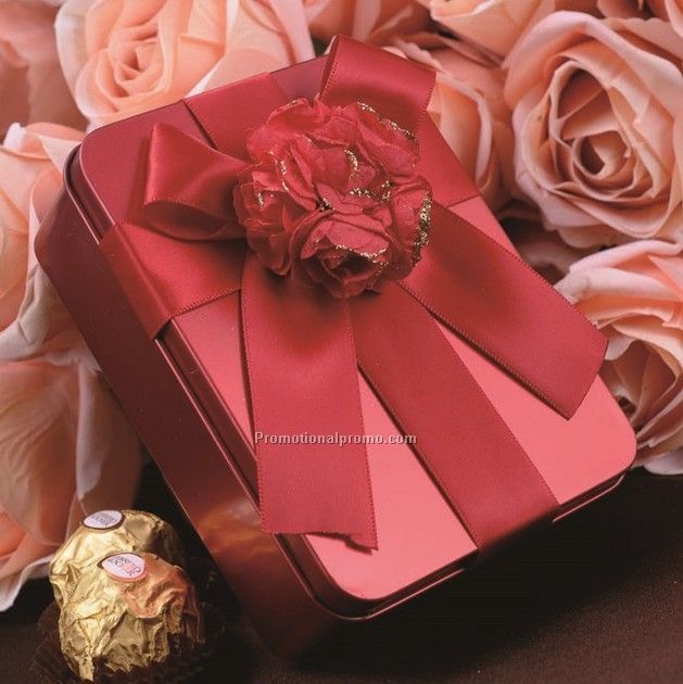 Floral Ribbon Candy Box