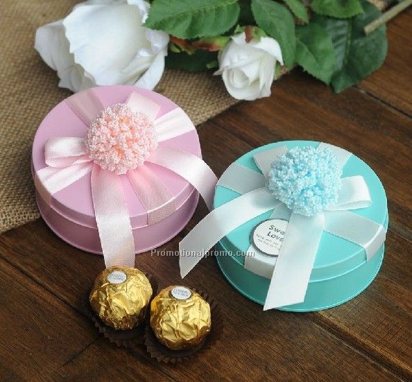 Ribbon Flower Candy Box