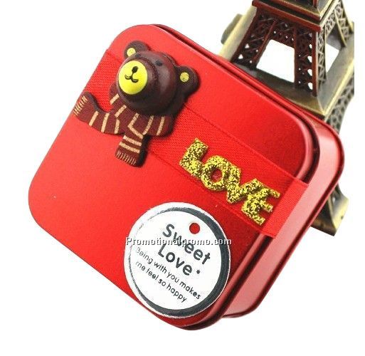 Bear Square Candy Box