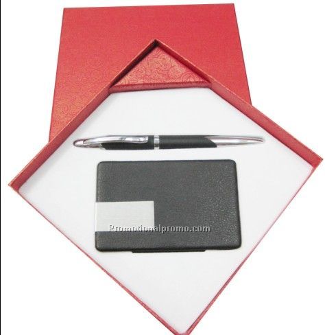 Business pen set with card box