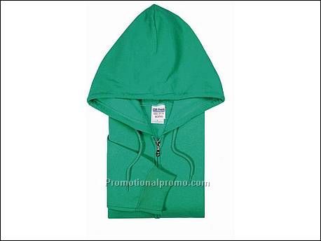 Gildan Full Zip Hooded Sweater, Irisch Green