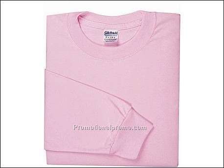 Gildan T-shirt Cotton L/S, 20 Light Pink