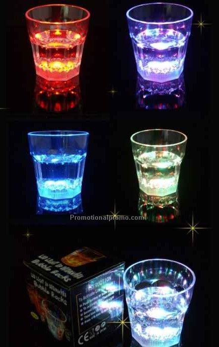 10oz Light Up Shot Glass W/ White LED