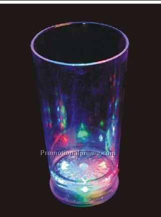 17oz colorful Light Up Shot Glass W/ White LED
