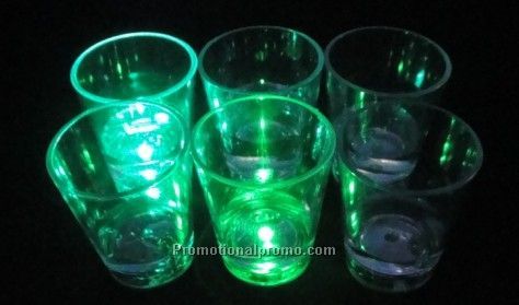 Light up shot glass