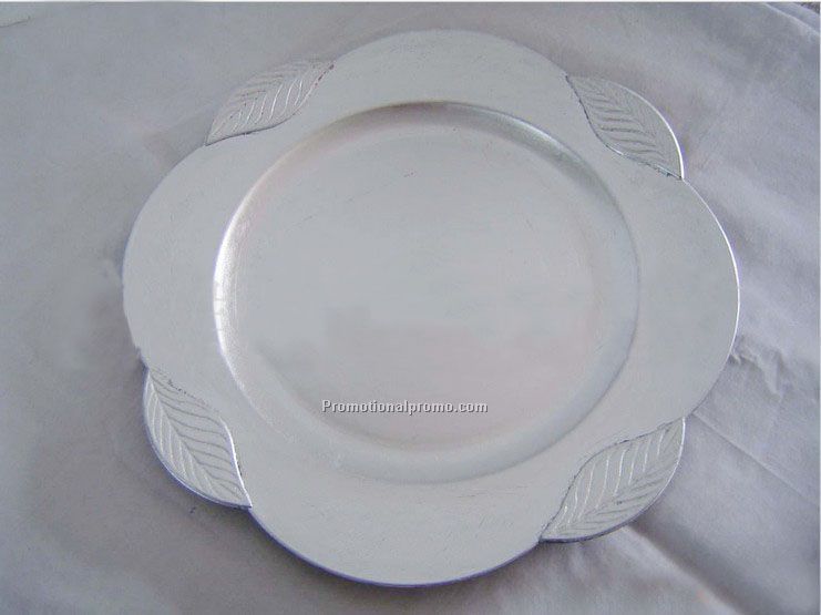 Silver Charger plate,wedding charger plate