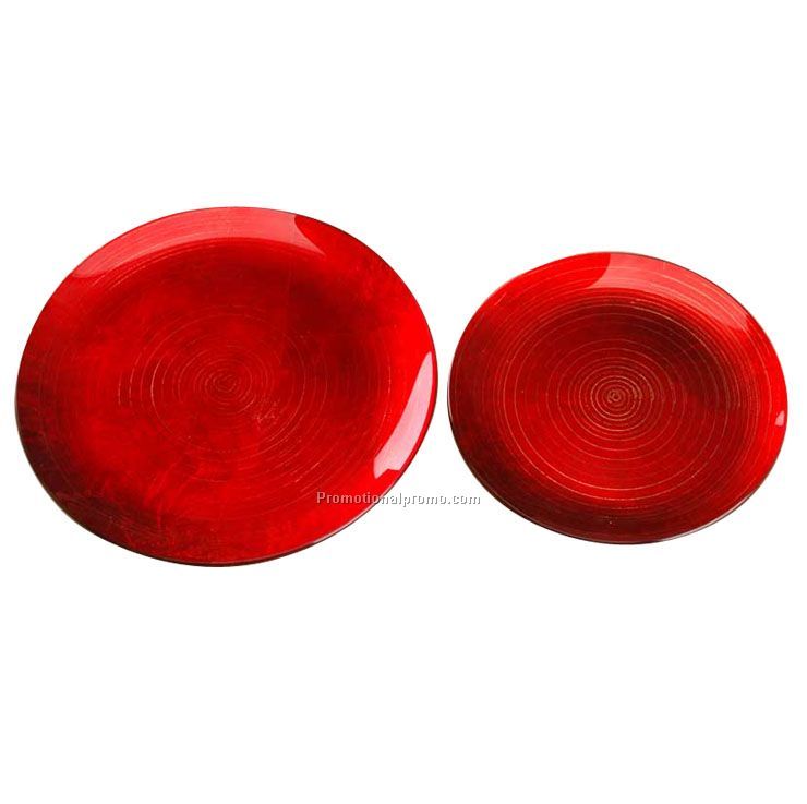 embossed glass plates