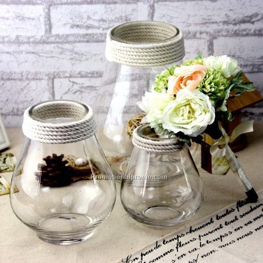 Flower glass vase high quality