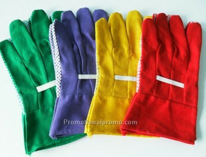 Custom-made gardening glove in various colors
