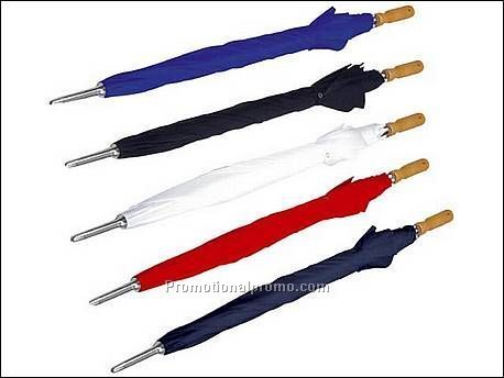 Golfparaplu met houten handvat