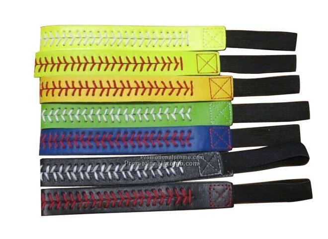 Genuine Leather Softball headband for promotion,Softball headband