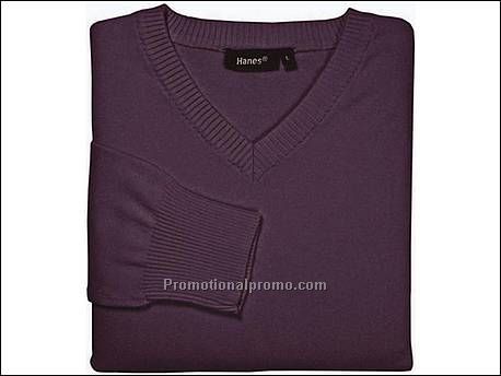 Hanes Pullover V-Neck, Espresso