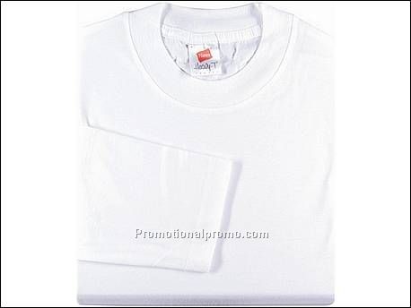 Hanes T-shirt Heavy-T L/S, White