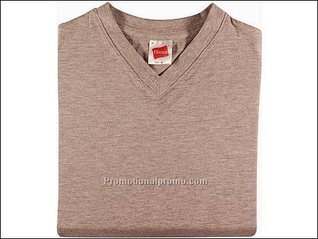 Hanes T-shirt Vee-T S/S, Grey Heather