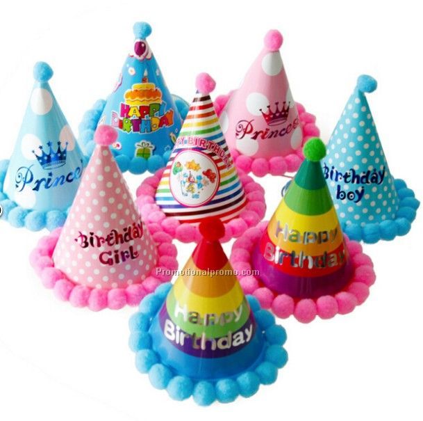 Pom-Pom Party Hat