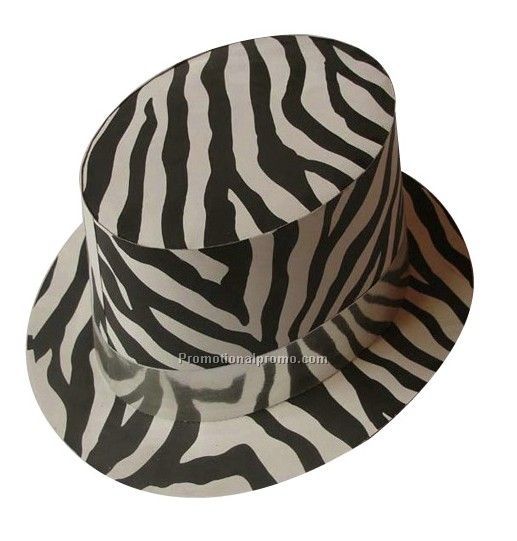 Paper Printed Top Hats(Zebra)