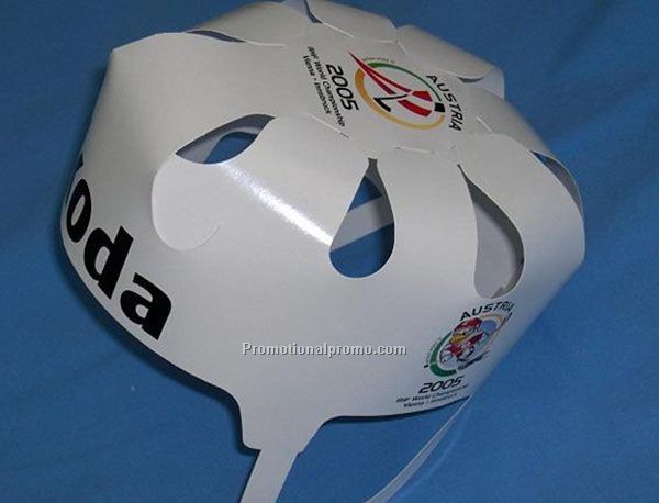 Paper hocky helmet