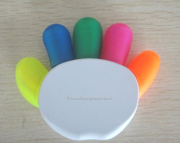 Plastic Hand Shape Highlight Marker
