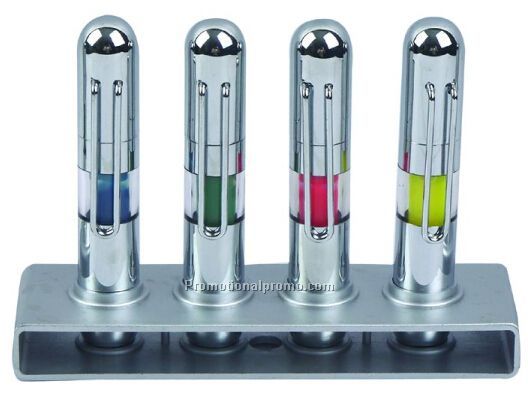 Promotional 4 Standing Highlighter Set, Marker Set