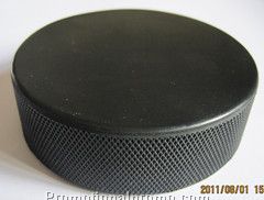 Official Black Rubber Hockey Puck