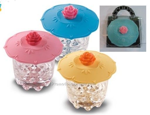 Silicone Rose Shape Lid