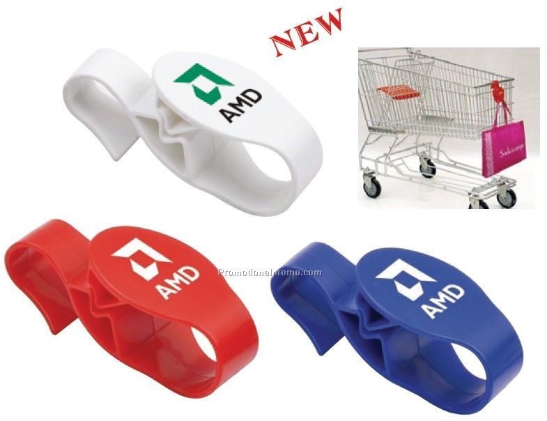 Plastic Bag Hook, Use on shopping carts to hold bags
